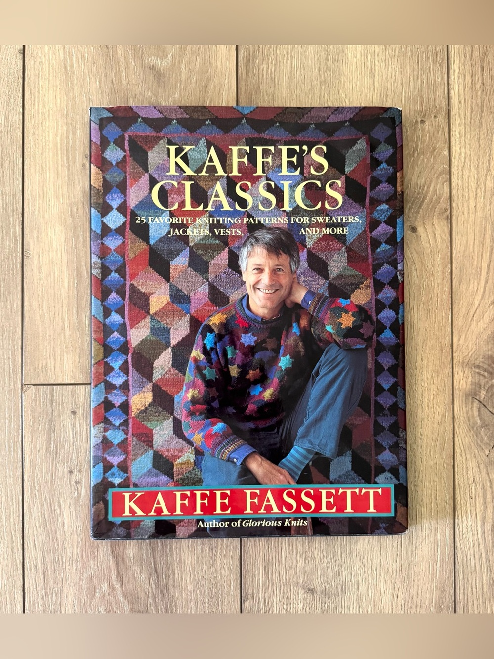 Vintage Kaffe Fassett Classics Knitting Patterns Hardcover Craft Art Book 1993